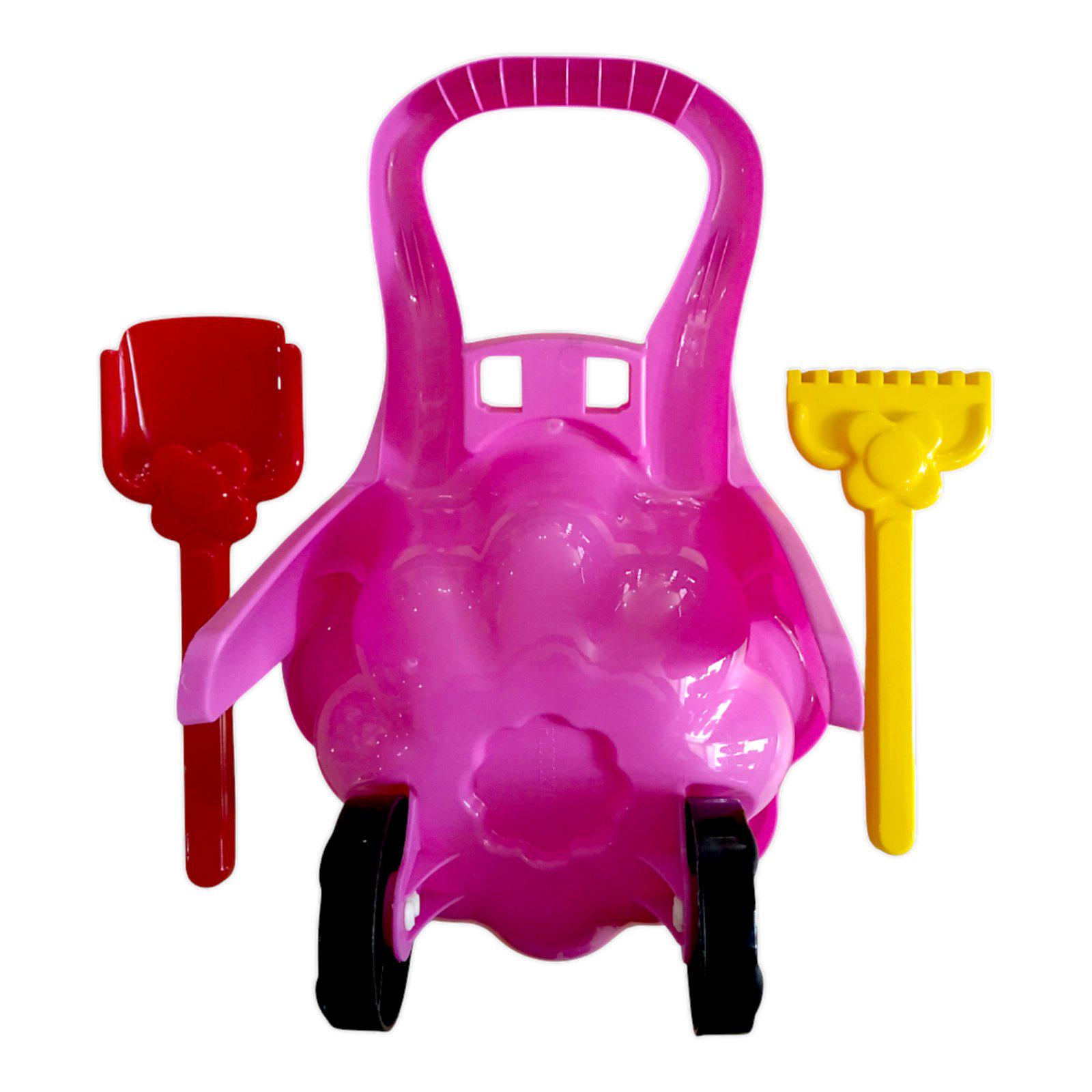 Дитяча тачка "Ромашка" Marmat Рожева - фото 5