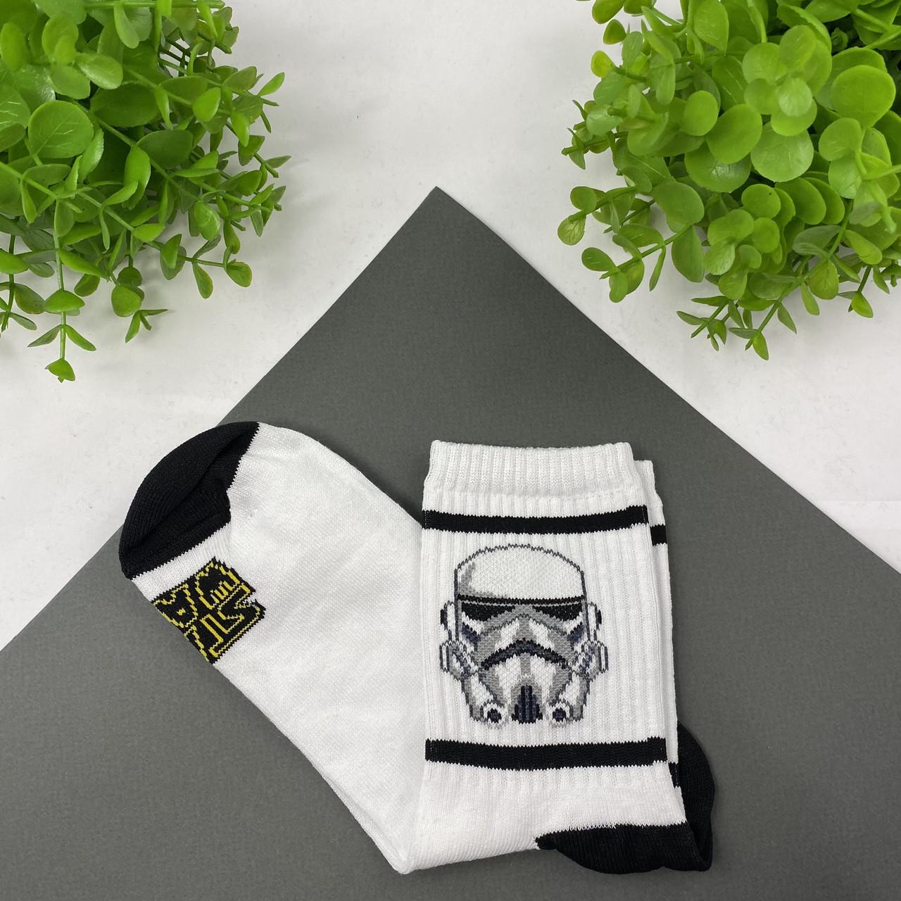 Носки с принтом Star Wars Штурмовик Белый