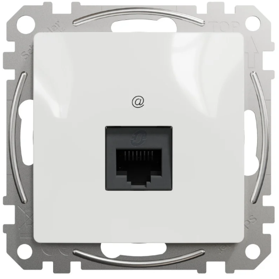 Розетка Компьютерная одинарная Schneider Sedna Design cat5E (28430095) Розетка Компьютерная одинарная Schneider Sedna Design cat5E (28430095)