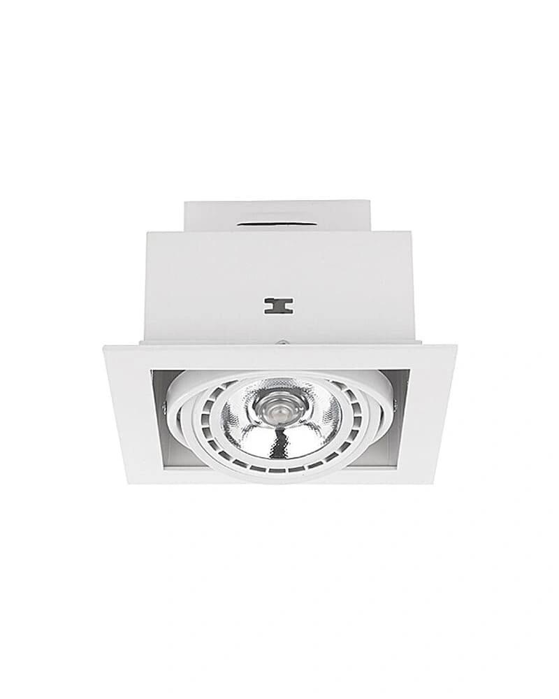 Точечный светильник-спот Nowodvorski 9575 Downlight GU10 ES111 15W IP20 Белый (28689566)