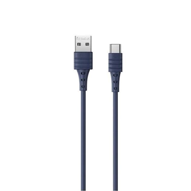 Кабель Remax RC-068a USB Type-C Zeron 5 A 1 м Блакитний (6954851224310)