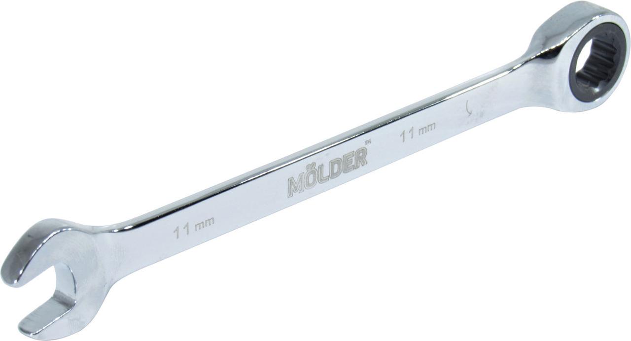 Ключ рожково-накидной Molder Tools с трещоточкой 11 мм (MT56011)