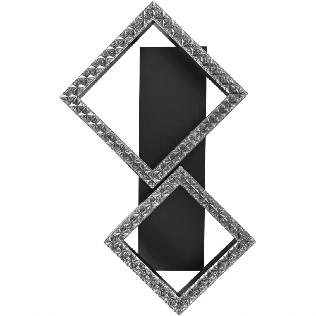 LED-люстра CT-S-28-BK с пультом ДУ 28 Вт 3000-6000К 300-2240 Lm Черный (V6919120232977)