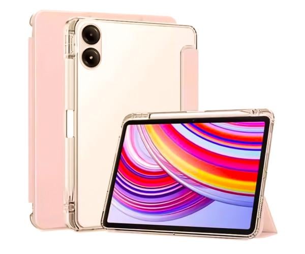 Чехол-книжка Glass Magnet Flip Cover для Xiaomi Redmi Pad Pro 12,1 Розовый