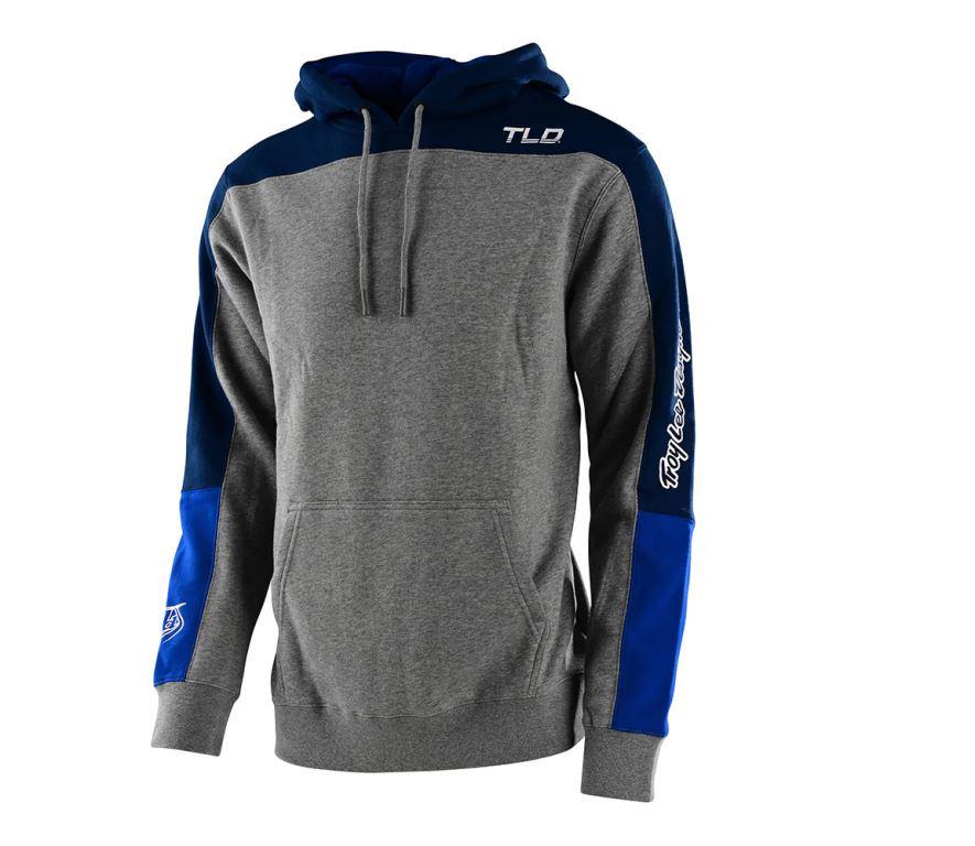 Худі TLD Holeshot Pullover Hoodie Heather M Gray/Blue