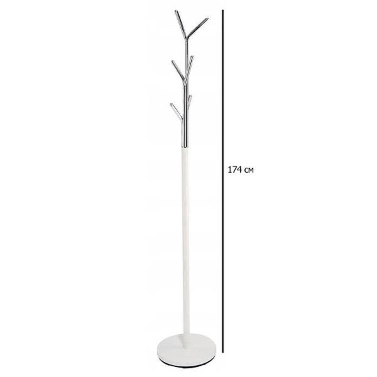 Вішалка підлогова LETA для офісу Білий/Хром (26482928) - фото 2