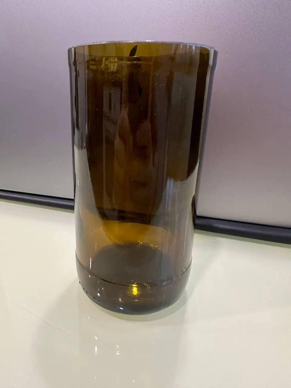 Стакан из пивной бутылки Коричневый (21265380)