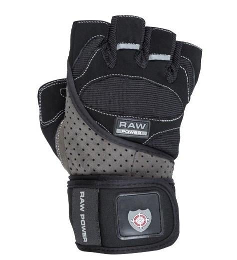 Рукавички для важкої атлетики Power System Raw Power PS-2850 M Black/Grey