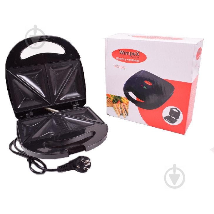 Сэндвичница-бутербродница WimpeX WX1049 (W1049B) - фото 2