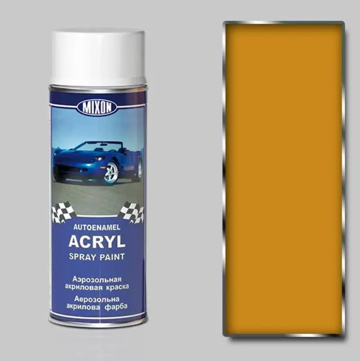 Автомобільна фарба акрилова Mixon Spray Acryl 400 мл Жовтий 1035 (MA1035BAL) - фото 2