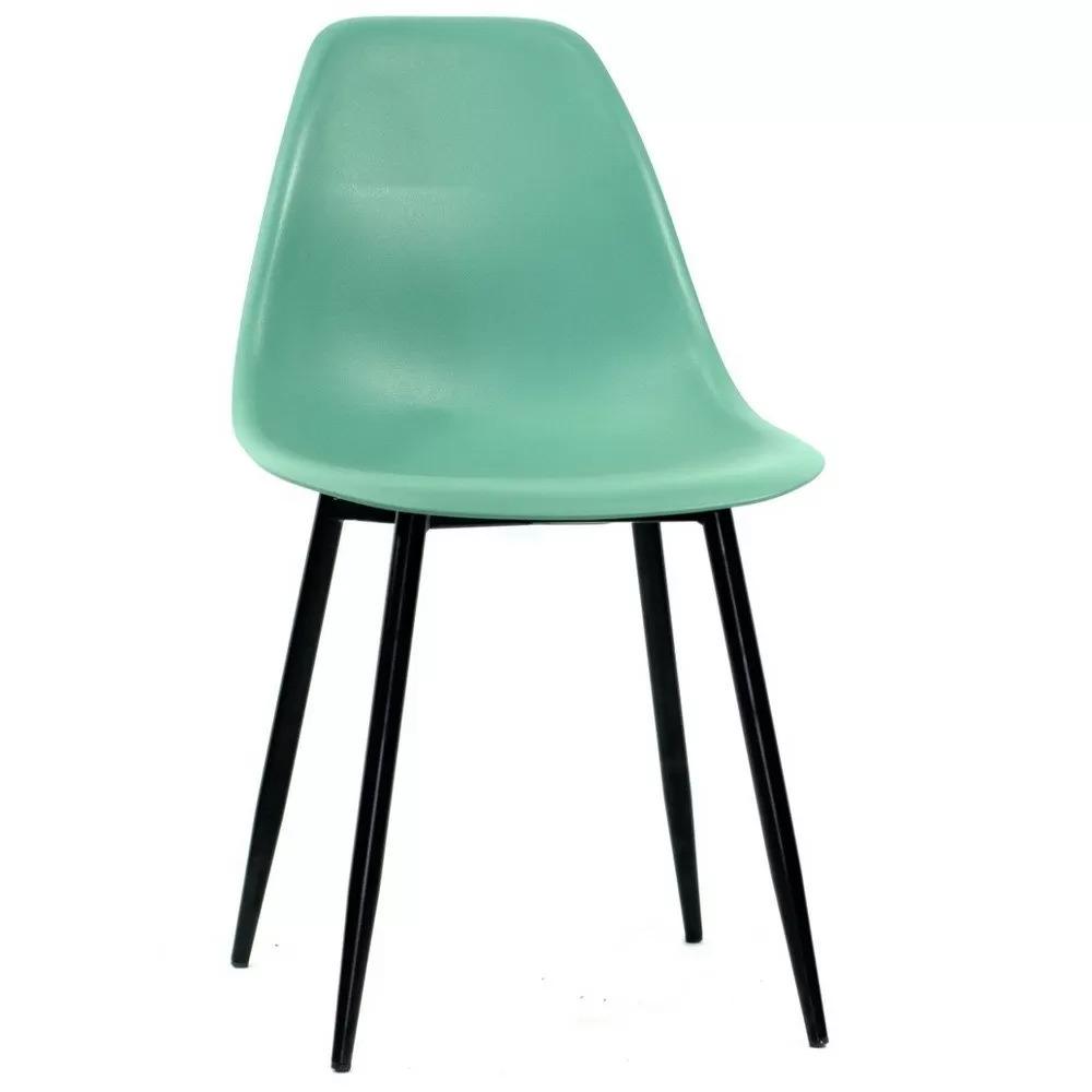 Стул EAMES BASIC 40 Зеленый/Черный (114037) - фото 1 Стул EAMES BASIC 40 Зеленый/Черный (114037) - фото 1
