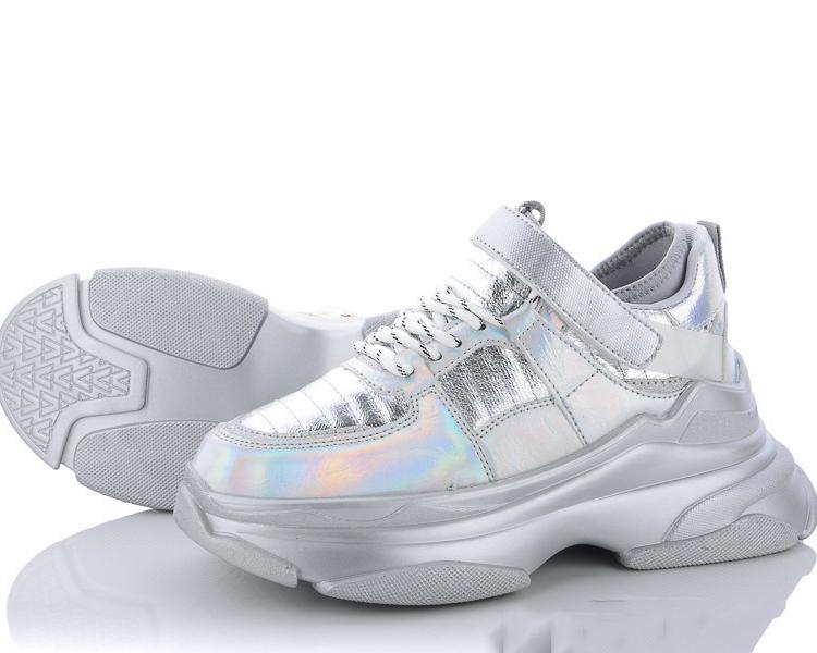 Кроссовки Covaleri B20273-3 р. 38 Серебристый