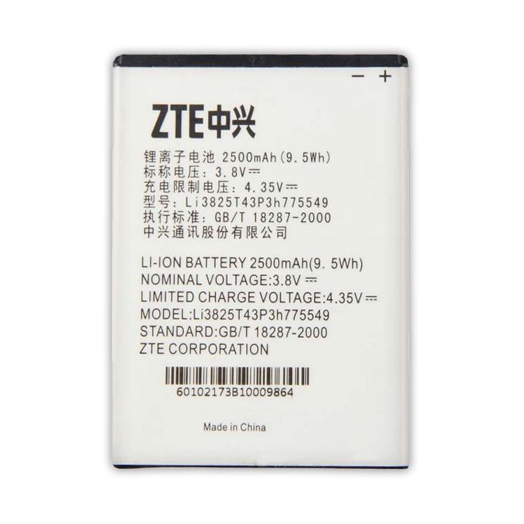 Батарея для ZTE Li3825T43P3h775549 N919