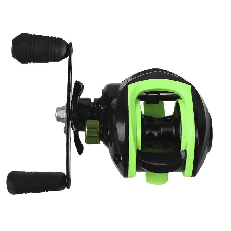 Катушка мультипликаторная Yumoshi AK 201 Left Black/Green (2584707013) - фото 2 Катушка мультипликаторная Yumoshi AK 201 Left Black/Green (2584707013) - фото 2