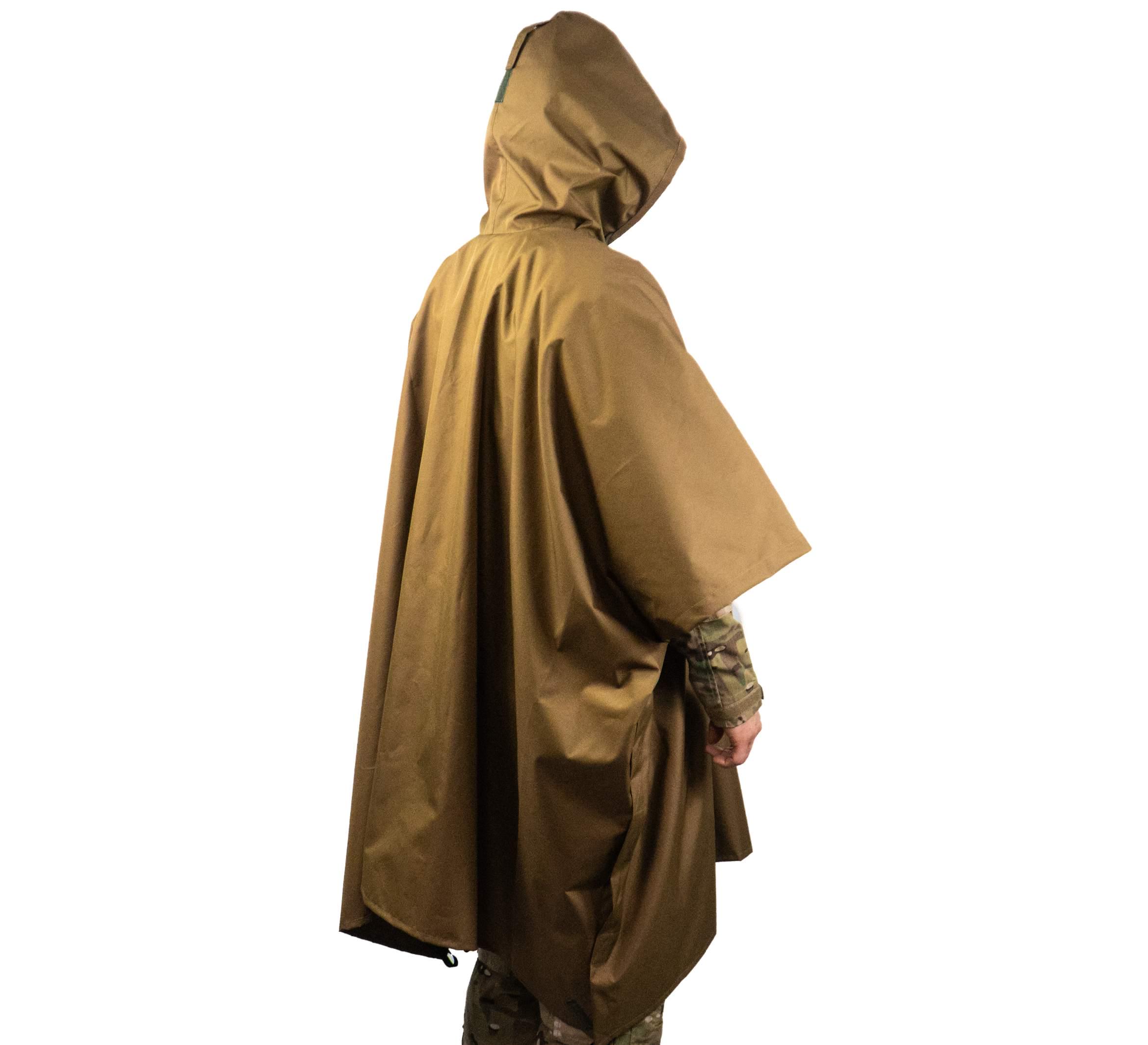 Дождевик-пончо тент универсальный Койот - фото 10