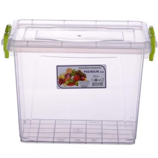 Контейнер пищевой высокий Ал-Пластик Premium 2,5 л