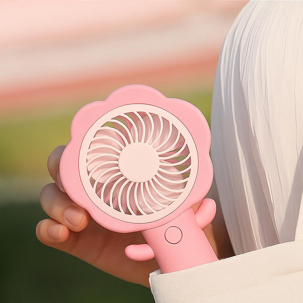 Вентилятор портативний на акумуляторі та USB Квітка Рожевий (51-рож-BT-8861) - фото 2 Вентилятор портативний на акумуляторі та USB Квітка Рожевий (51-рож-BT-8861) - фото 2