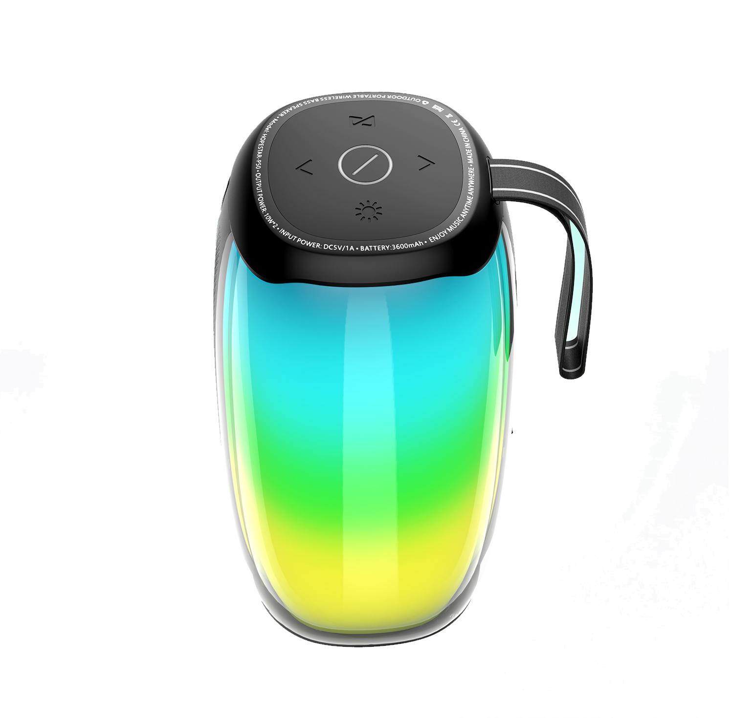 Портативная беспроводная колонка HOPESTAR P50 20W/Bluetooth/TWS/MP3/AUX/Mic Черный