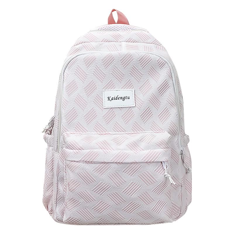 Шкільний рюкзак для ноутбука Lesko 5108 підлітковий/2 відділення 14" 20-35 л Light pink (25713798)