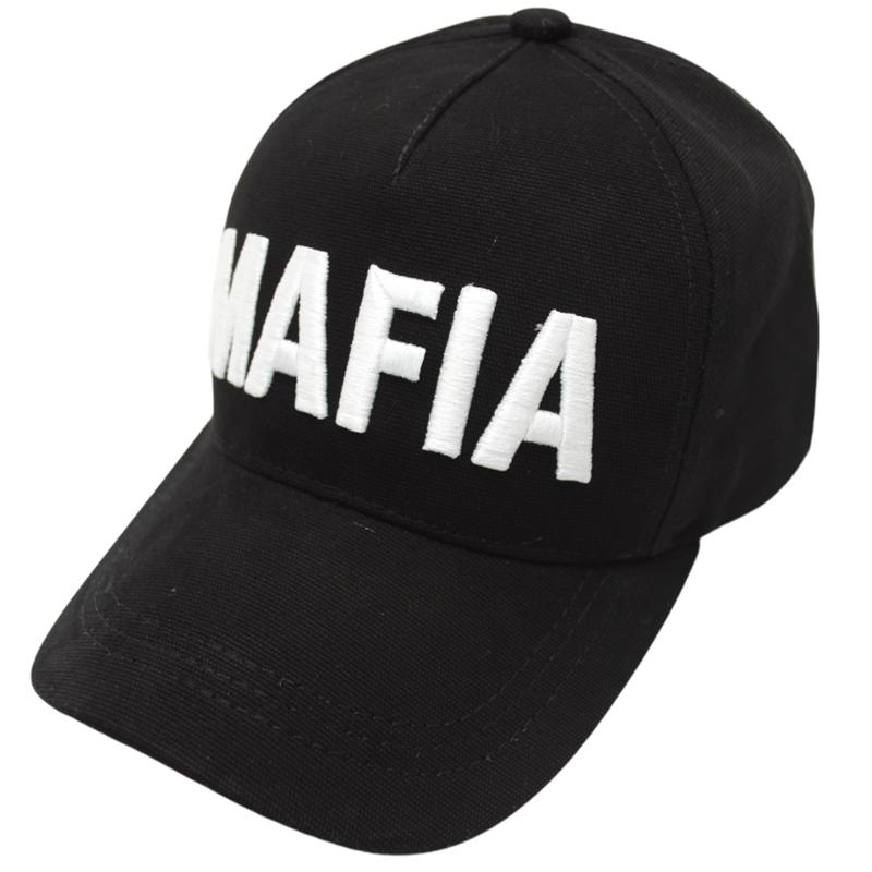 Кепка Mafia BTH25623 с регулировкой котоновая универсальная L/р. 57-58 Черный/Белый