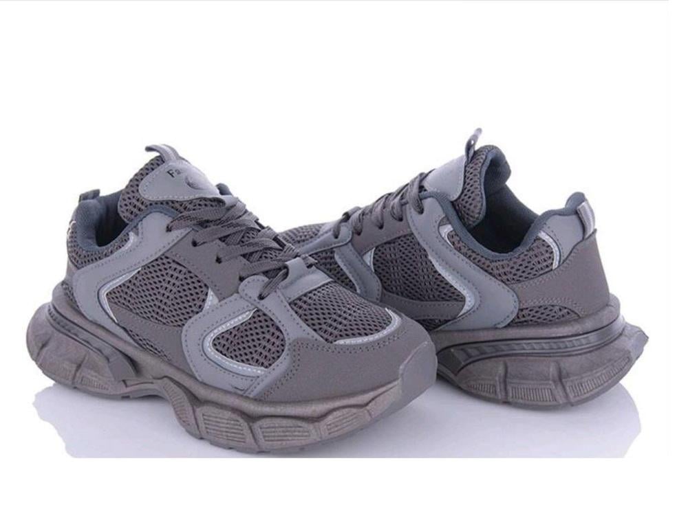 Кросівки Violeta 136-25x61 жіночі Темно-сірий (192215-3)