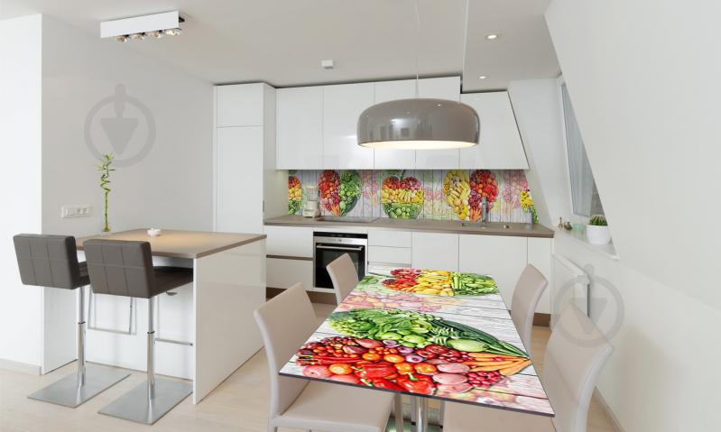 Наклейка виниловая на стол Zatarga «Ассорти фруктов» 600х1200 мм Z180740st