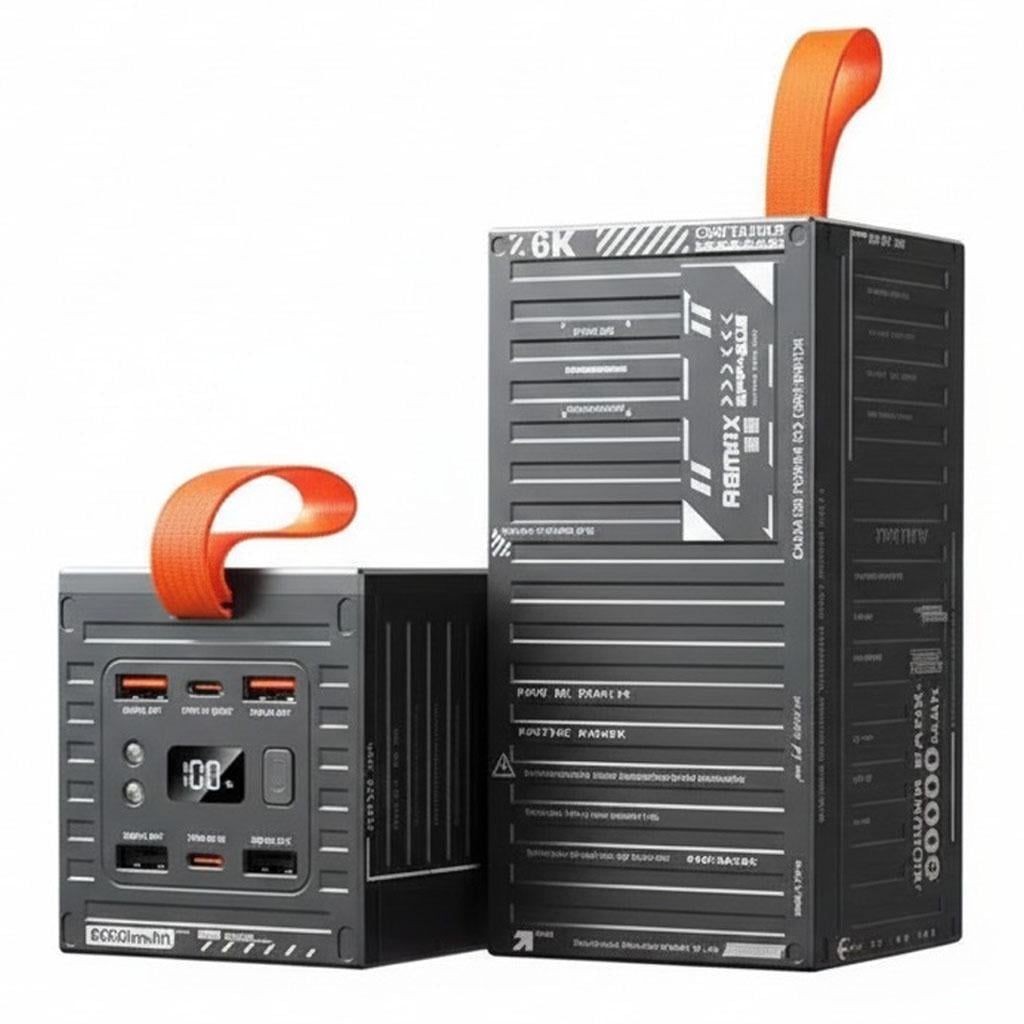 Повербанк с быстрой зарядкой Remax 22,5W/60000 mAh Серый (RPP-609B)