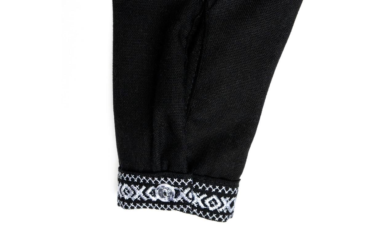 Вышиванка для мальчика Колосок р. 134 Черный (d1302-11_134) - фото 2