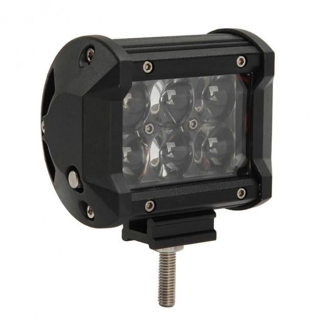 Автофара LightX 5D-18W LED-балка на 6 светодиодов Черный