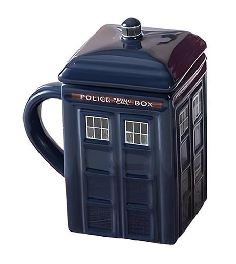 Чашка керамическая Stenson YG01183 450 мл Синий