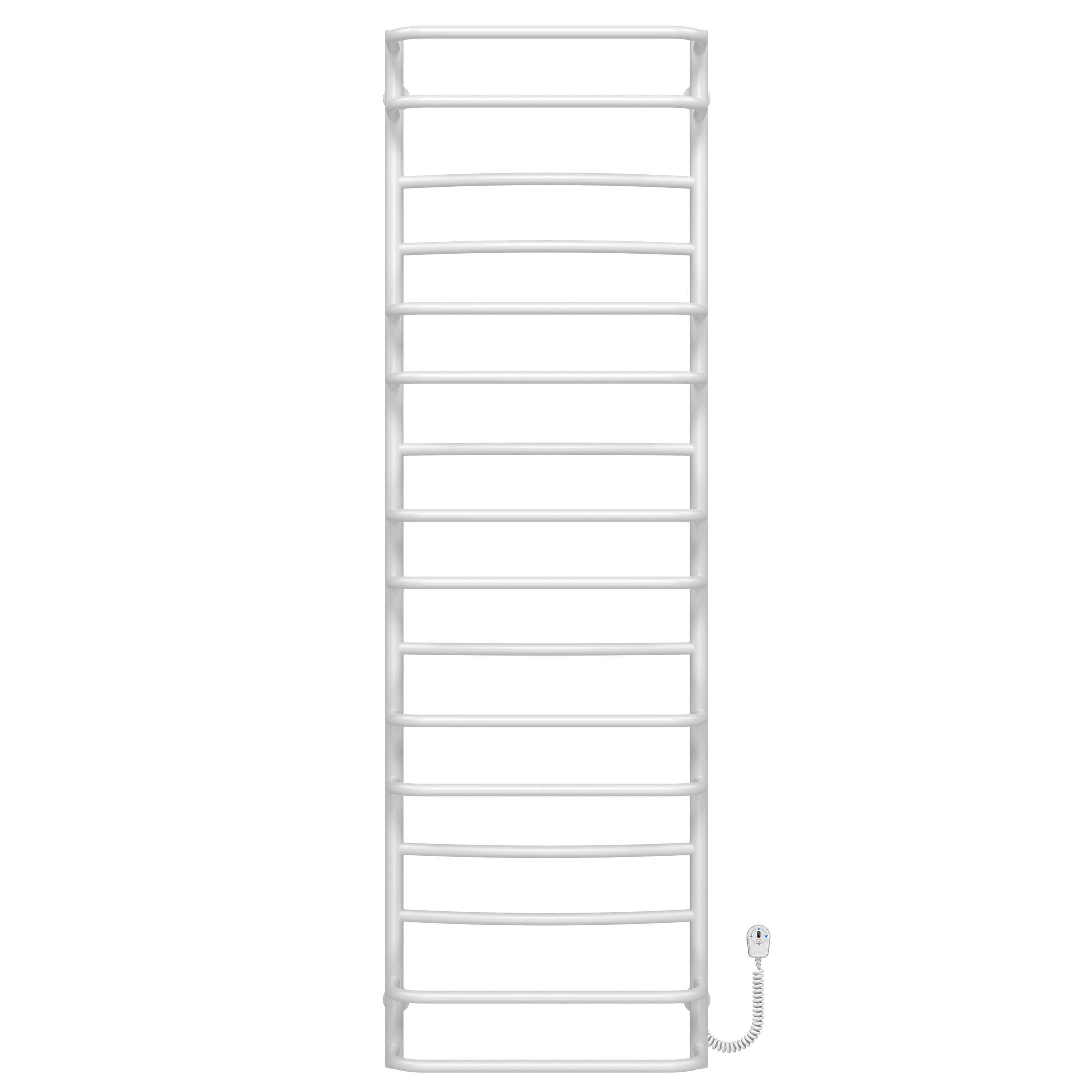 Полотенцесушитель электрический Deffi Аквамикс П16 EF16 правое подключение нержавеющая сталь 500х1700 мм Белый (C.AM.170.50.16.EWR5)