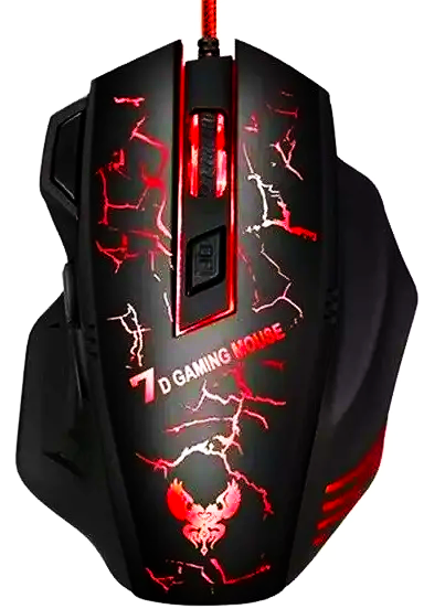 Мышь игровая USB проводная RGB-подсветка Gaming mouse X7 (24345725) - фото 1