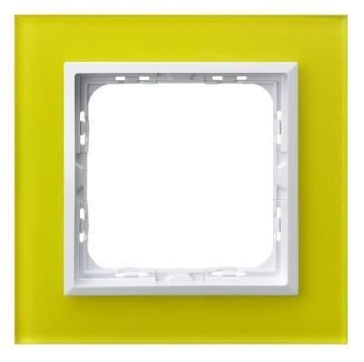 Рамка одинарная Ospel Sonata горизонтальная стекло Зеленый (29177107) Рамка одинарная Ospel Sonata горизонтальная стекло Зеленый (29177107)