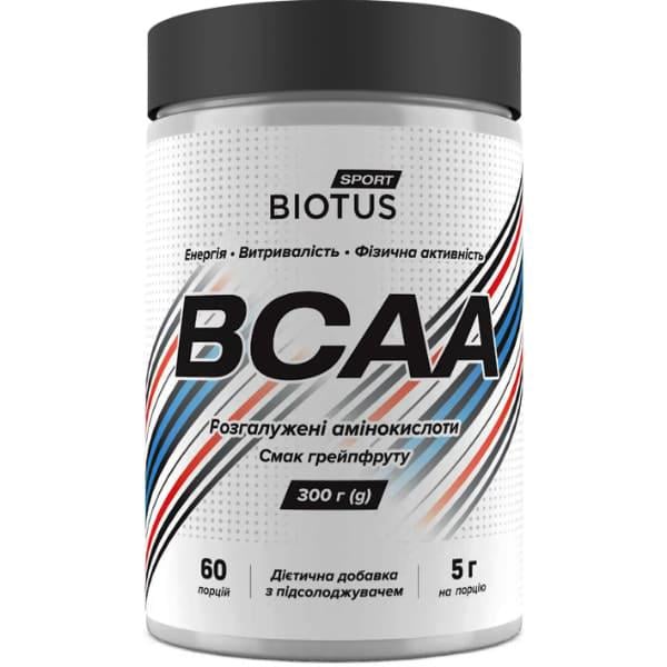 Амінокислота BCAA Biotus BCAA 300 г 60 порцій Grapefruit (000027284)