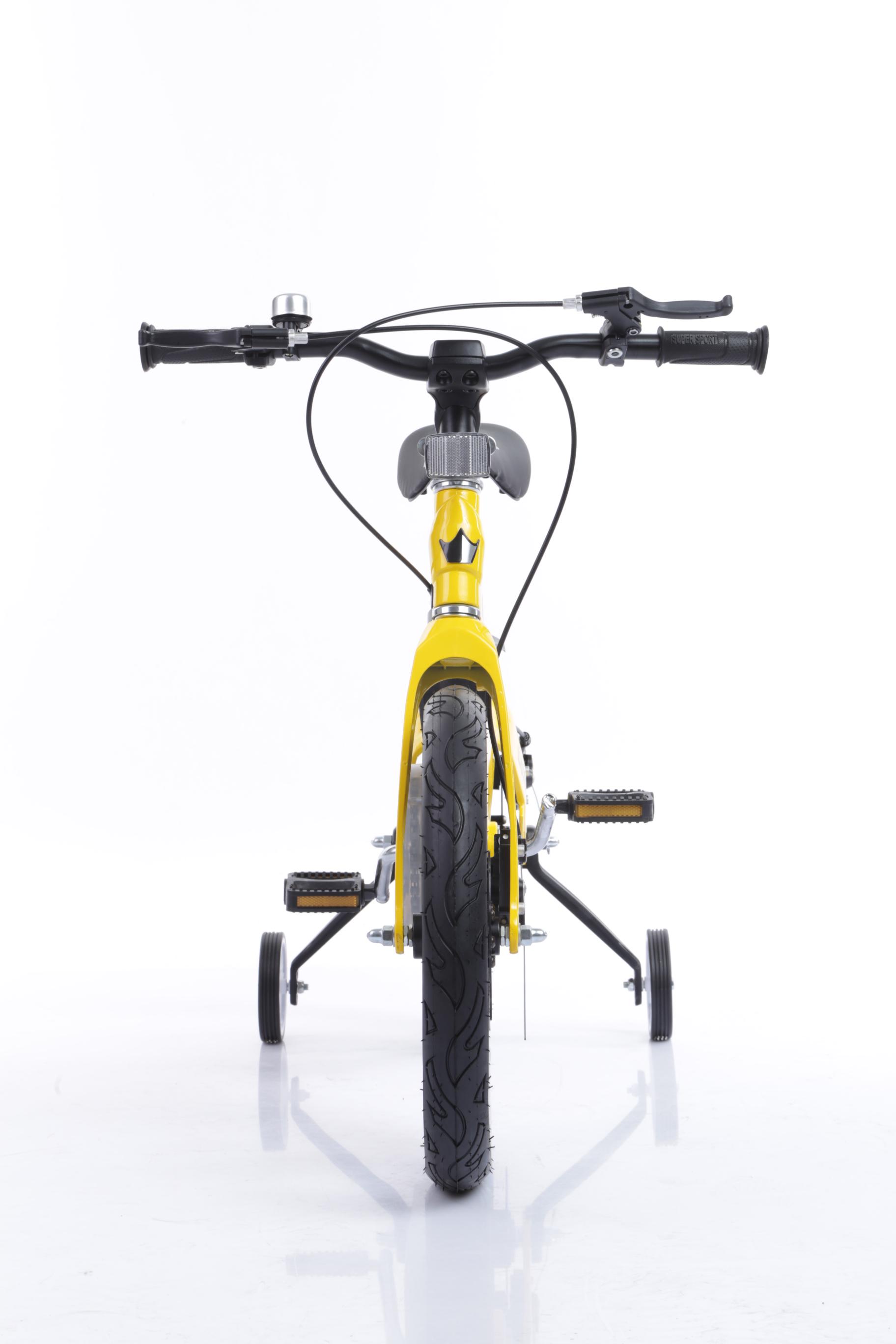 Магнієвий дитячий велосипед LUMAR 16'' Жовтий (1601) - фото 12