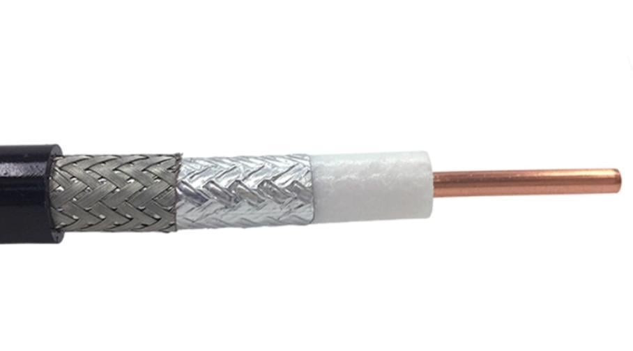 Кабель коаксіальний RG223 MIL-C-17 50 Ом Ø 0,9 мм LDPE 1 м (000048755) - фото 3