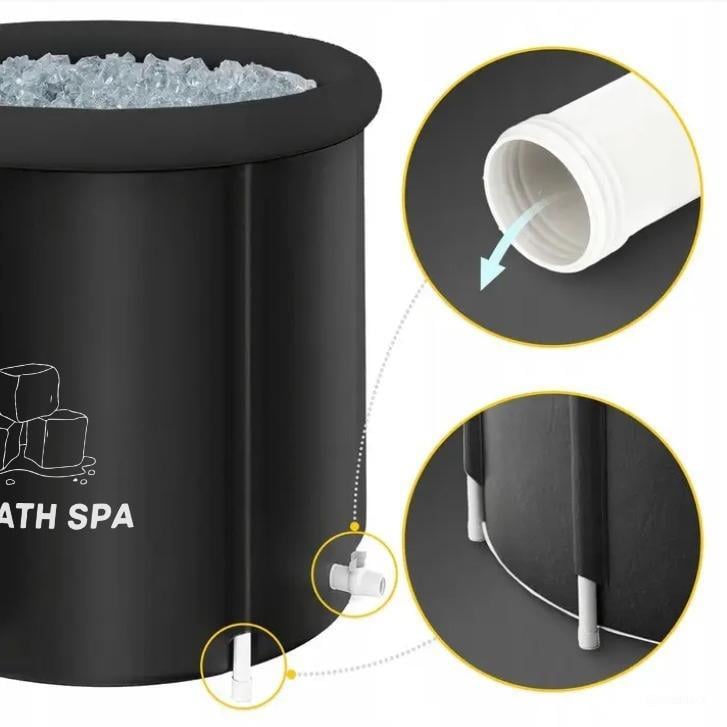 Басейн круглий каркасний Ice Bath Spa для крижаної ванни 80х80 см - фото 9