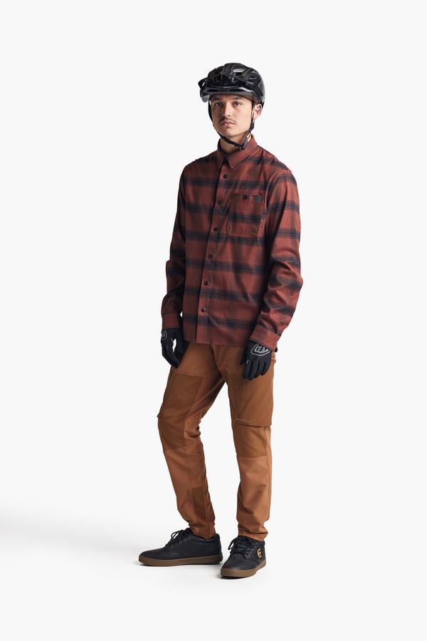 Сорочка TLD Grind Flannel Stripe Russet M (827260023) - фото 16