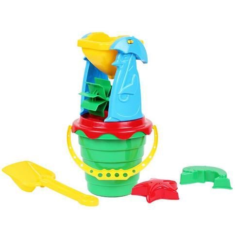 Набор для песочницы Технок Мельница с ведром (1370)