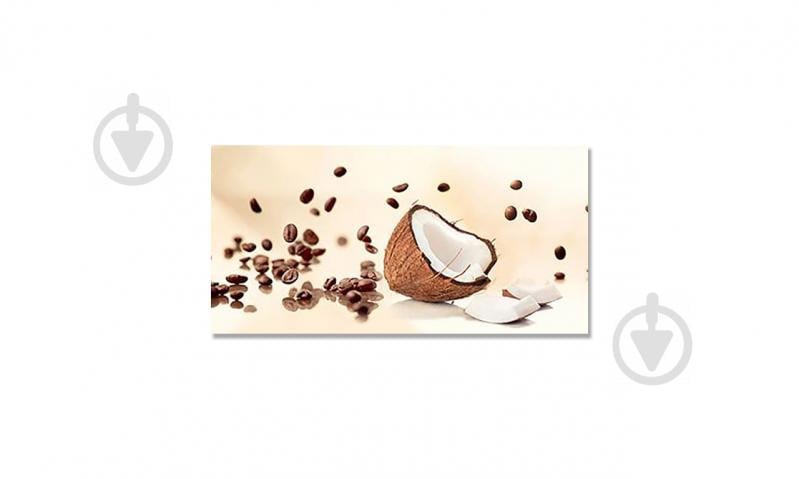 Наклейка вінілова на стіл Zatarga  "Кокоси та Кава" 600х1200 мм (Z181323st)