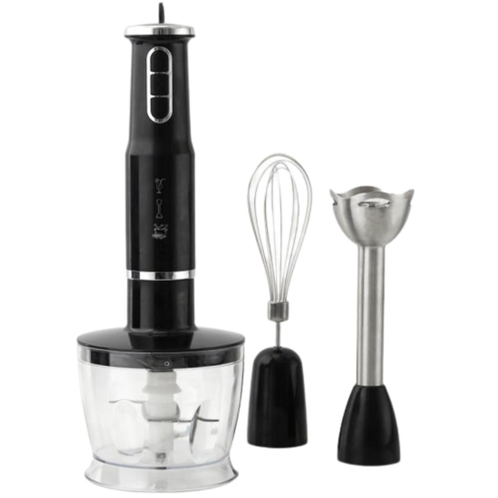 Блендер занурювальний Hoffmans Electronics HM-8029 5в1 з насадками 1000W Чорний (120.1869)