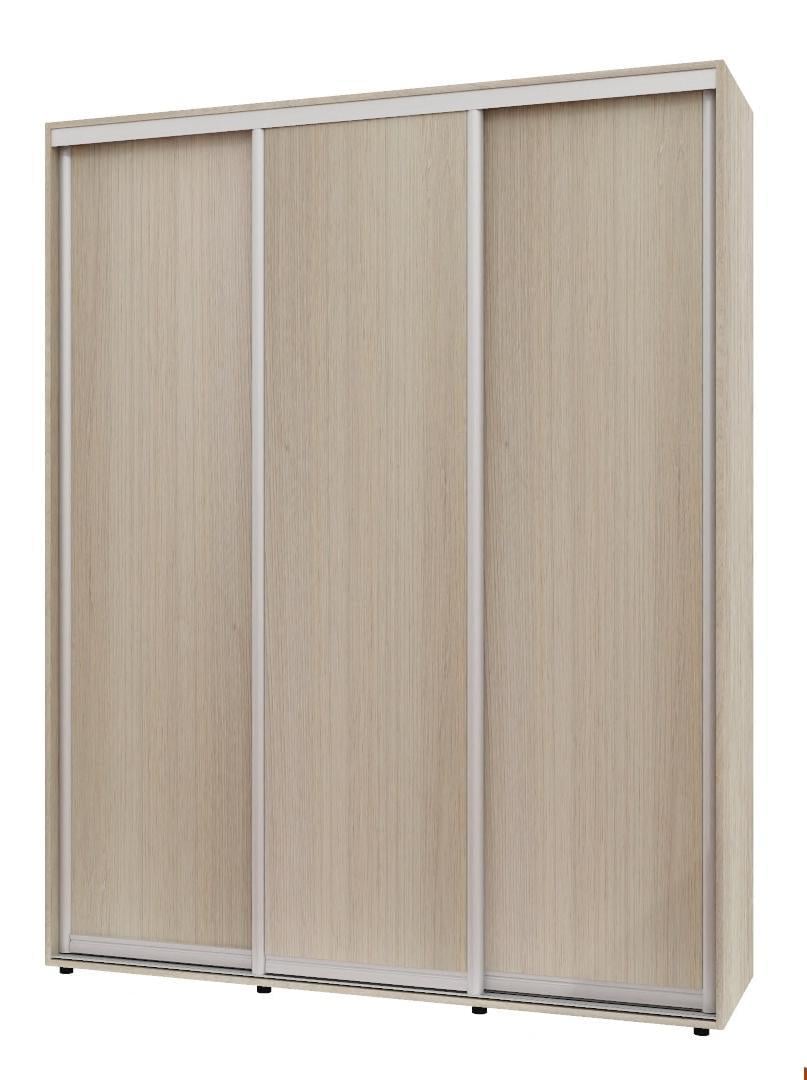 Шкаф-купе трехдверный Алекса ШК-05 ДСП 210x70x250 см Дуб Шамони светлый
