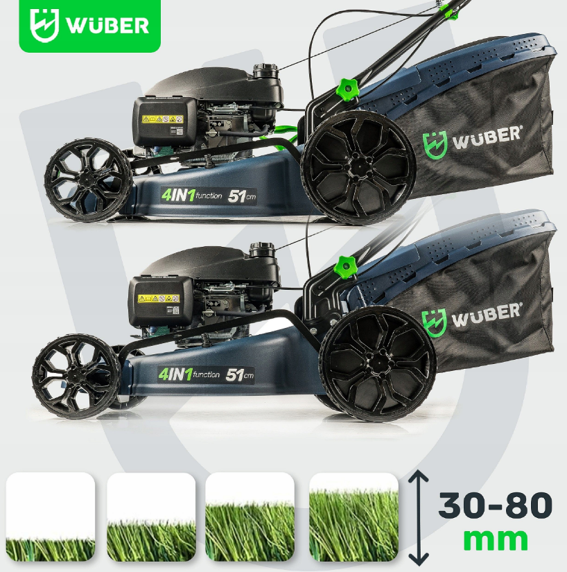 Газонокосарка бензинова Wuber 5,7 к. с. 70 л 51 см (W09104) - фото 6 Газонокосарка бензинова Wuber 5,7 к. с. 70 л 51 см (W09104) - фото 6