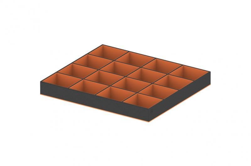 Органайзер MAXIMA PURO A2 520x460x58 мм Оранжевый/Черный (TE36.9001.46.BN4)