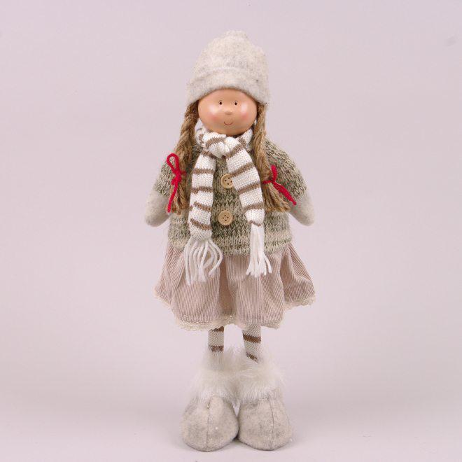 Новогодняя фигура Flora Девочка (21268)