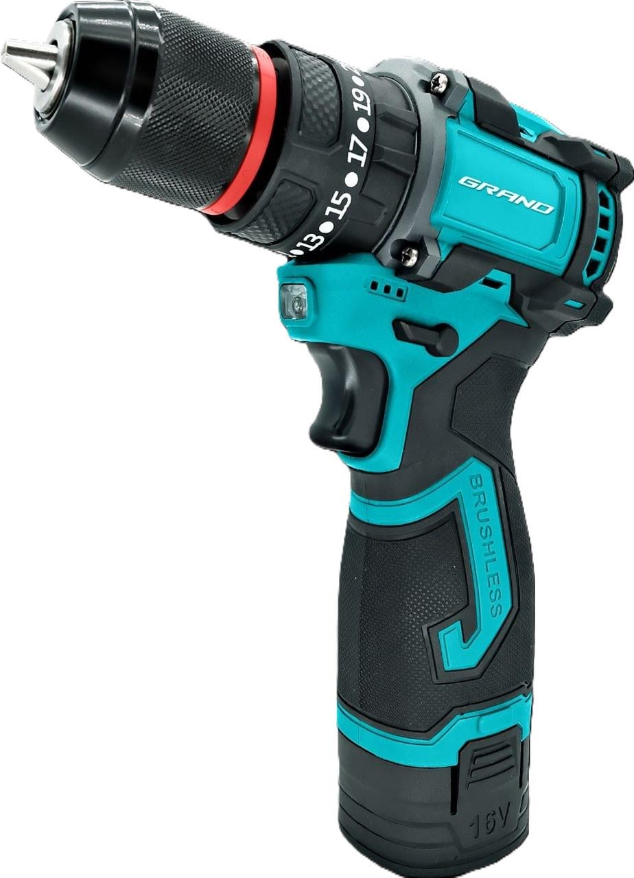 Шуруповерт аккумуляторный ударный Grand ДА-16/45 UBL Brushless с безщеточным двигателем Шуруповерт аккумуляторный ударный Grand ДА-16/45 UBL Brushless с безщеточным двигателем