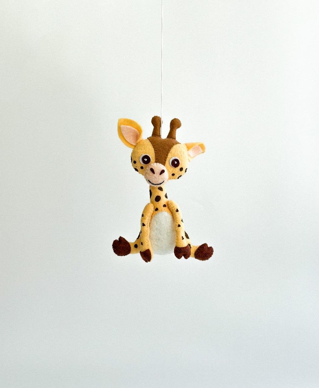 Мягкая игрушка фетровая жираф ручная работа (29472355)