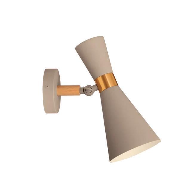 Бра Velmax V-WL-TRUMPET-Gr-Wh 60W E27 Серый (28688202)