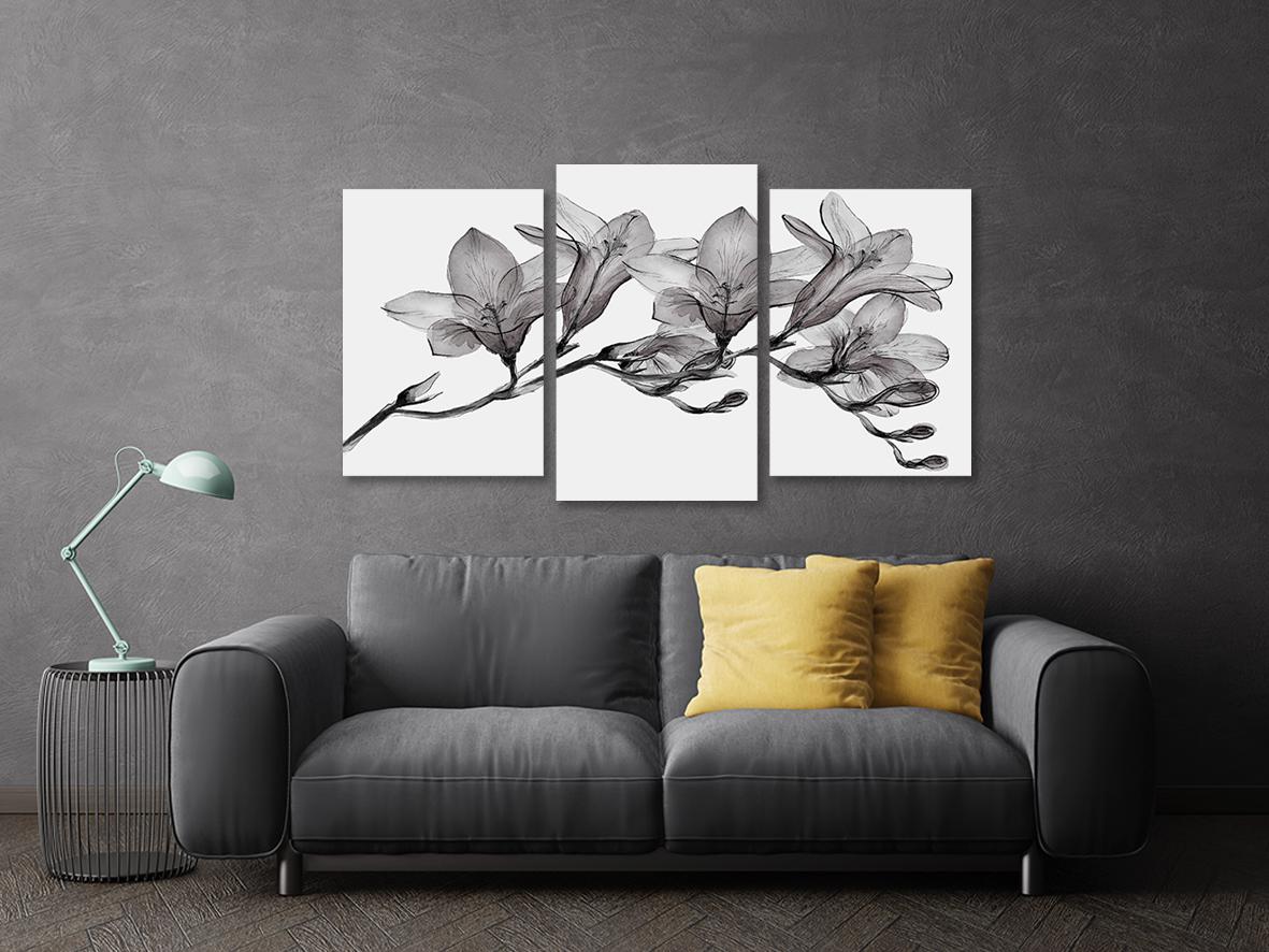 Картина модульная в гостиную/спальню Цветы 70х130 см (Art-598_3) - фото 3 Картина модульная в гостиную/спальню Цветы 70х130 см (Art-598_3) - фото 3