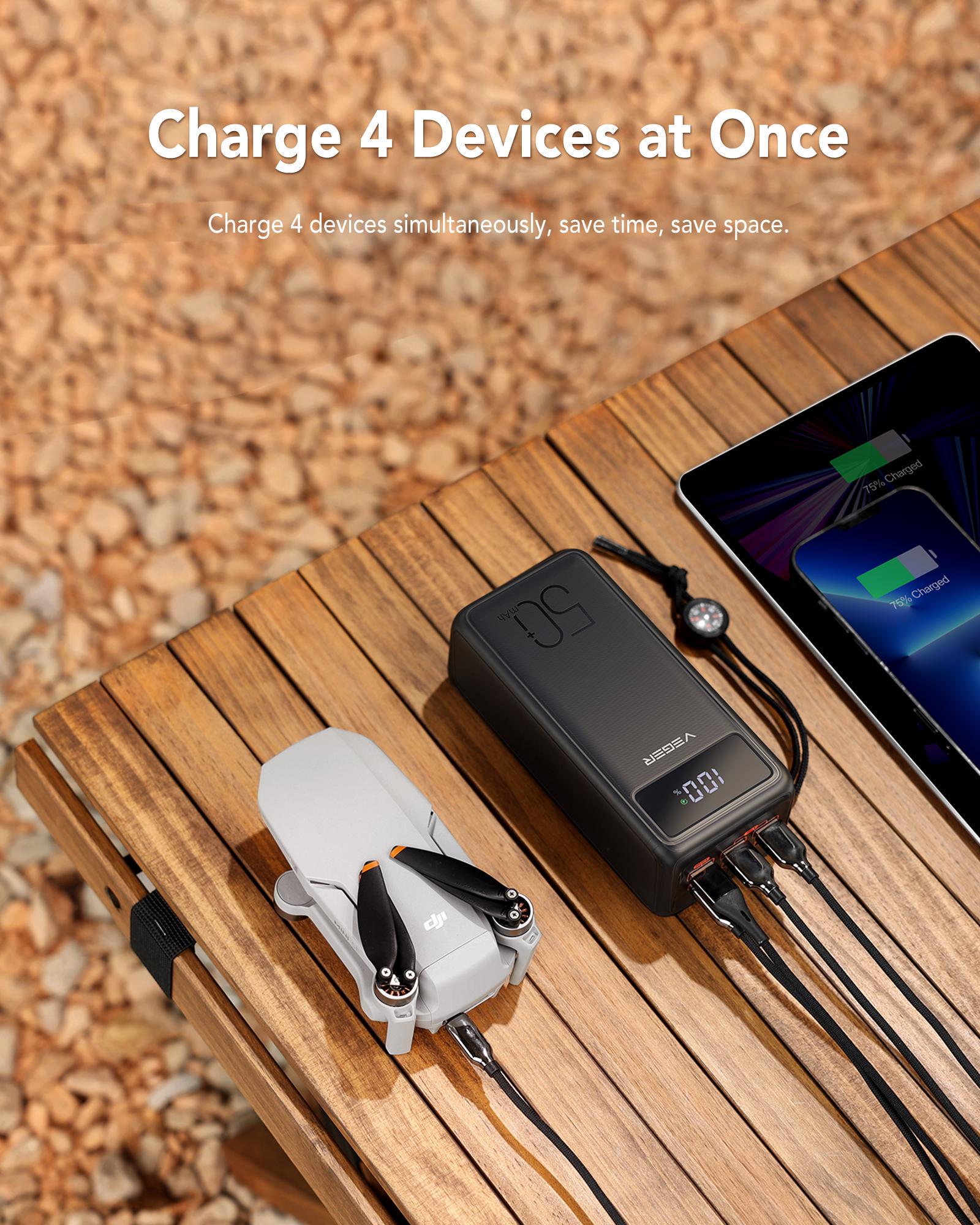 Повербанк VEGER TANK LITE 50000 mAh (W5001) - фото 12 Повербанк VEGER TANK LITE 50000 mAh (W5001) - фото 12